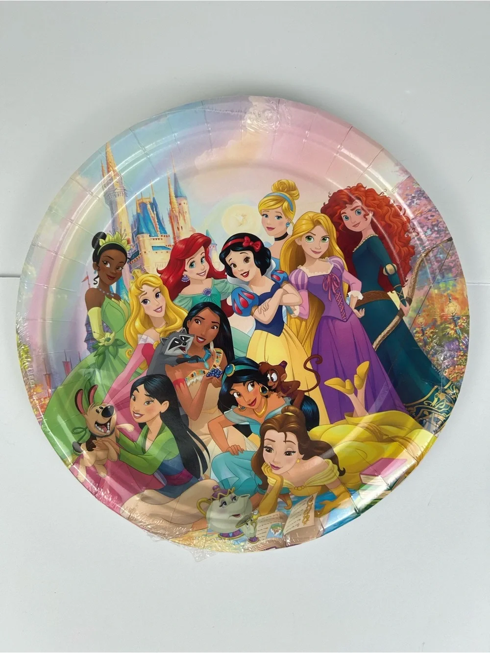 Disney Princess Birthday Party Supplies Lot 41 Pc Plates Napkins Tablecloth New